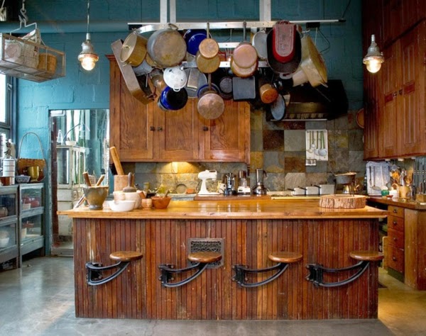 Cómo decorar una cocina rústica - Colores en Casa