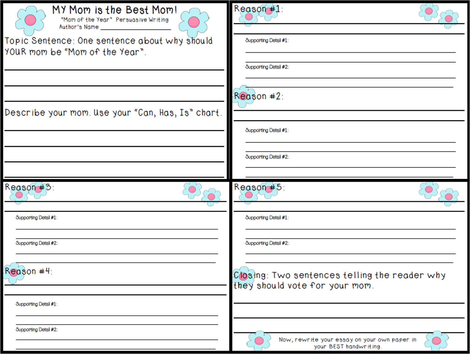 My mother essay in english picture