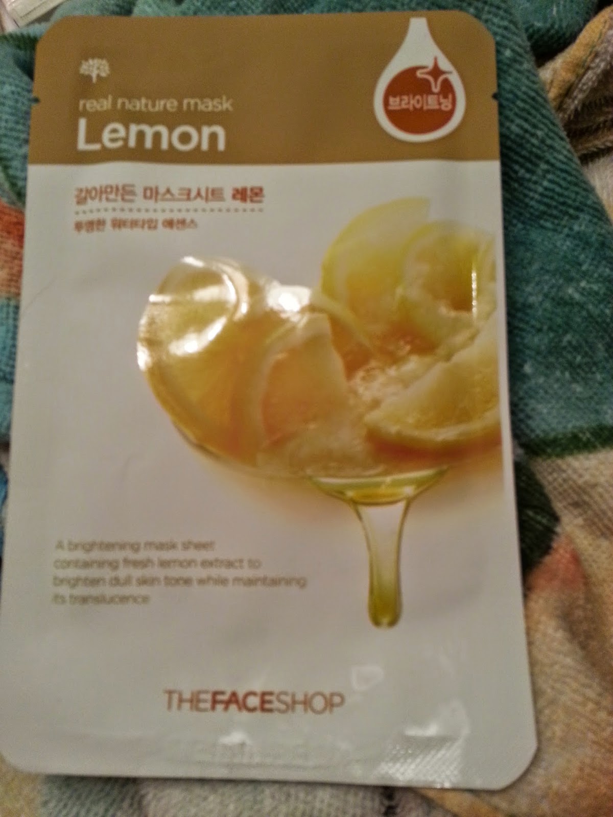 Download Deidre S Discoveries The Face Shop Lemon Mask Review PSD Mockup Templates