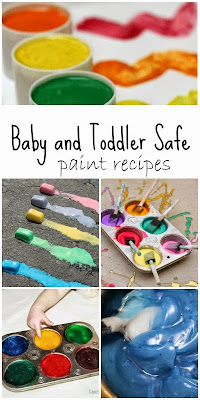12 edible baby and toddler safe paint recipes you can make from ingredients you most likely have in your kitchen right now!