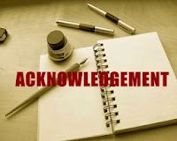 acknowledgment