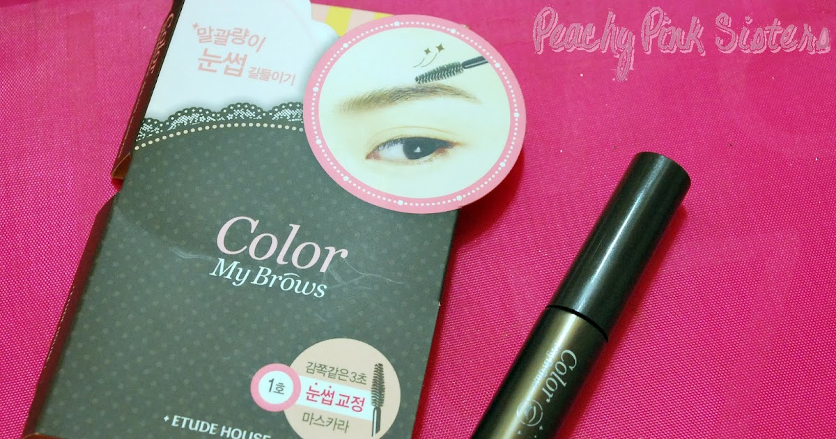 Peachy Pink Sisters: Review : Etude House Color My Brows