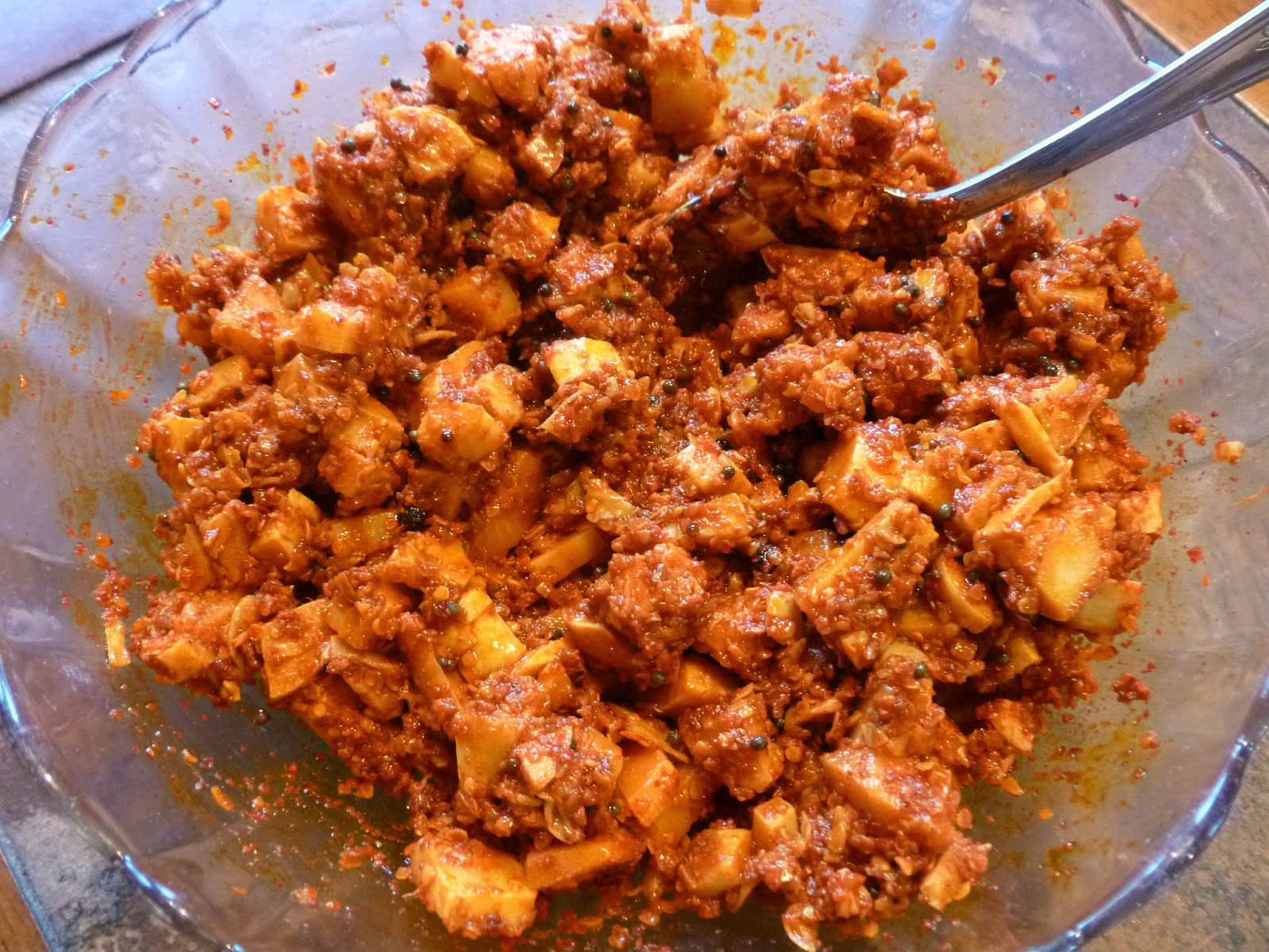 Indian Food Baans Nu Athanu Gujarati Bamboo Shoots Pickle