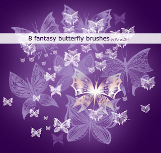 Pinceles de Mariposas de fantasia