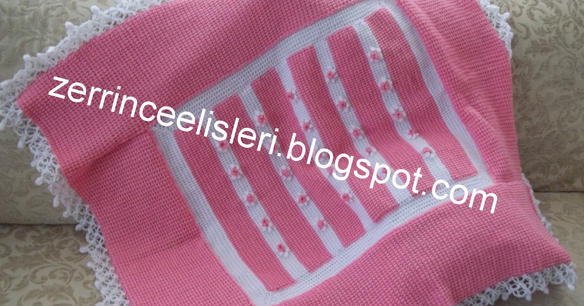 zerrinceelisleri TUNUS İŞİ BEBEK BATTANİYESİ&hellip;..BABY BLANKET