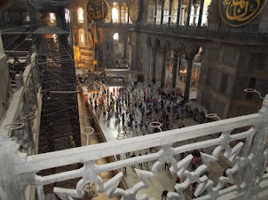 View of Hagia Sophia from its "Upper Gallery".