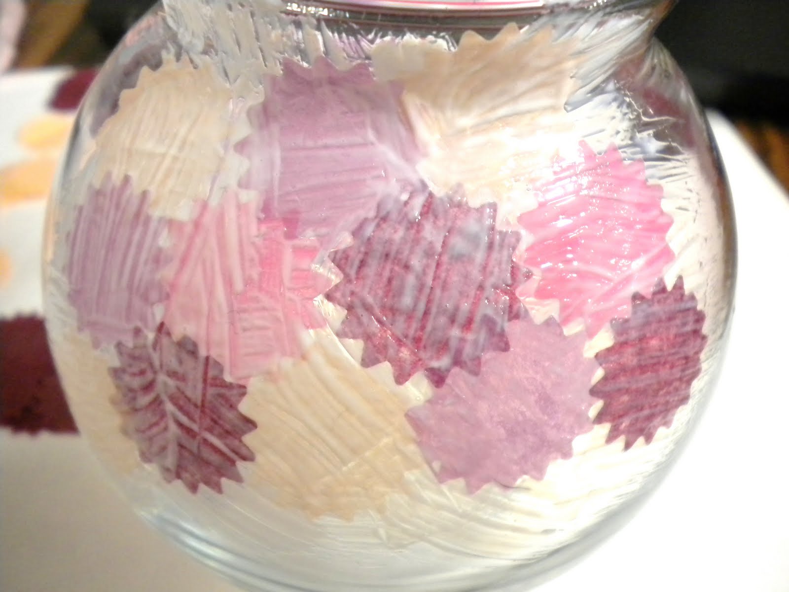 Tissue Paper & Mod Podge Candle Holders My Girlish Whims