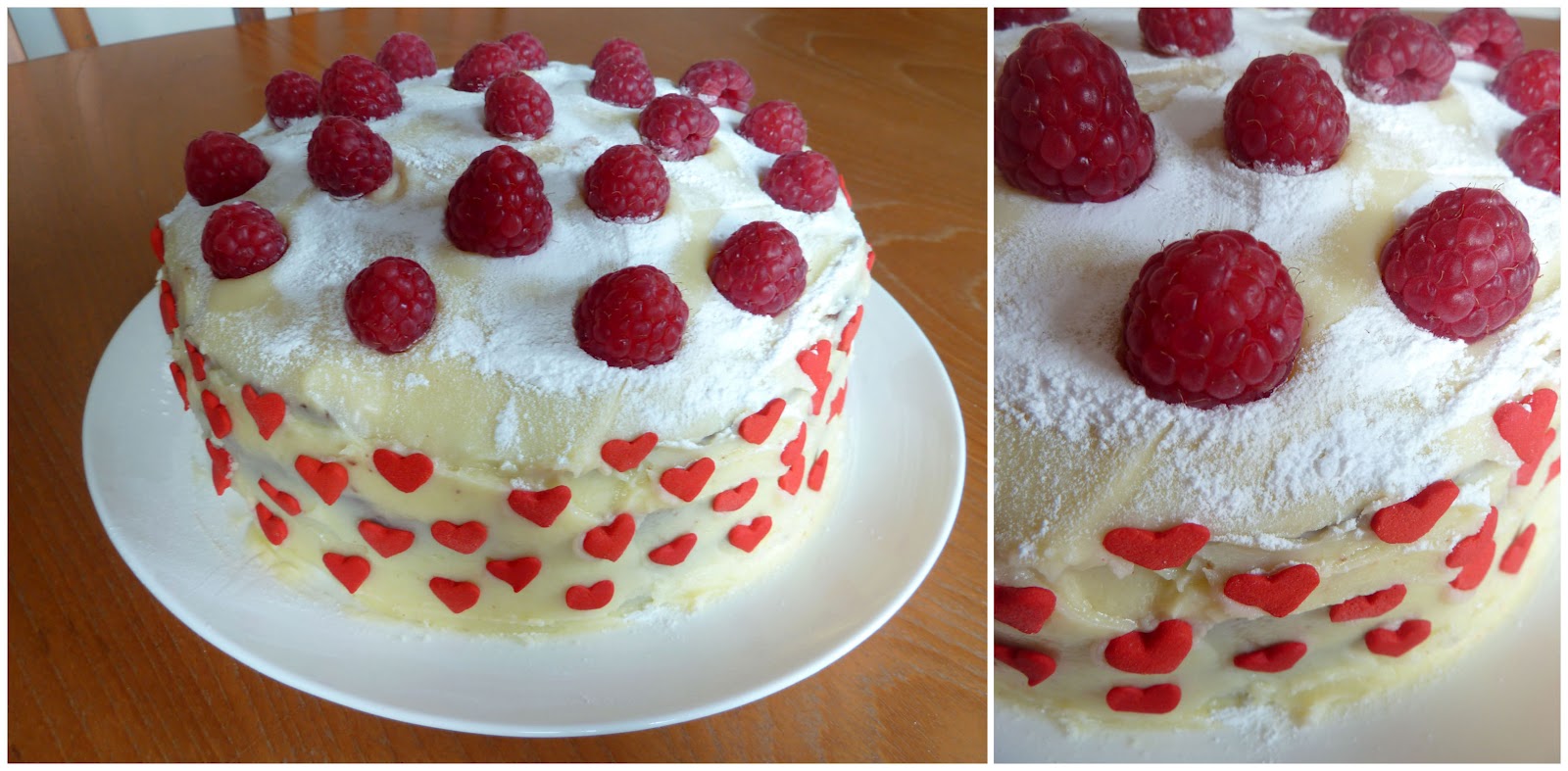 Pony Chops White Chocolate and Raspberry Honey Cake