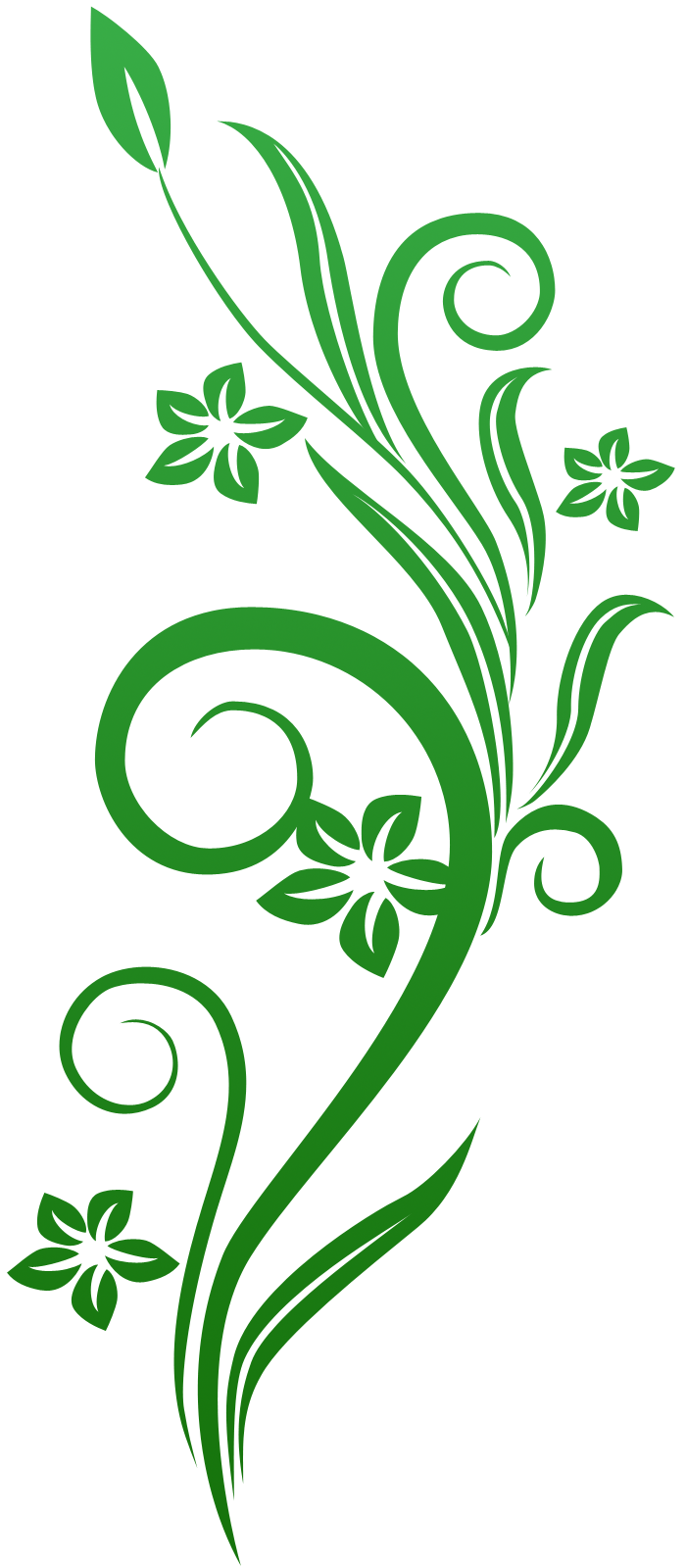 green swirls