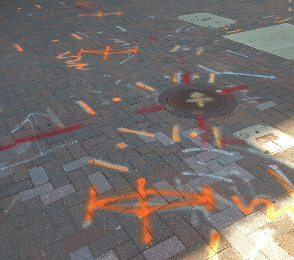 Picture of the Week Marks On The Sidewalk