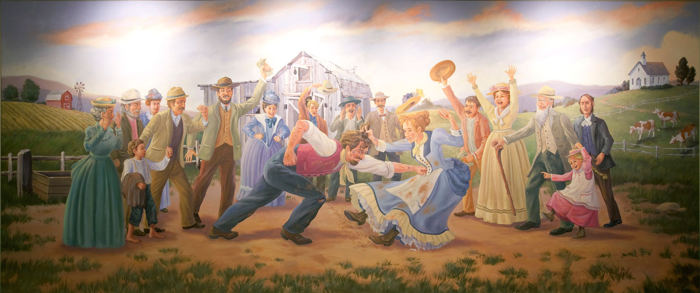 Tamerlane's Thoughts The murals of Pawnee, Indiana's city hall