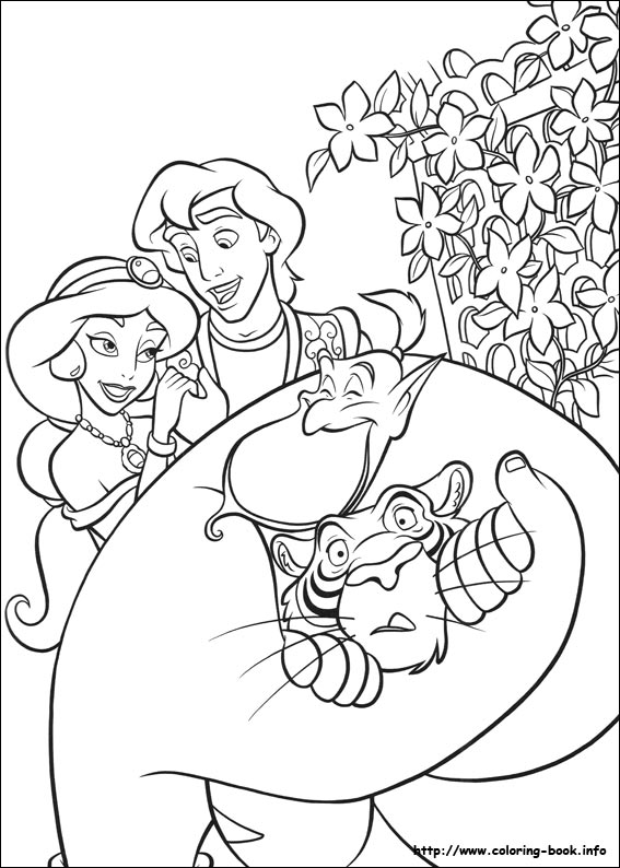 aladin coloring pages | Minister Coloring