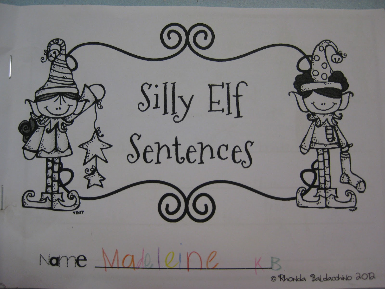 Classroom Fun Silly Elf Sentences Freebie