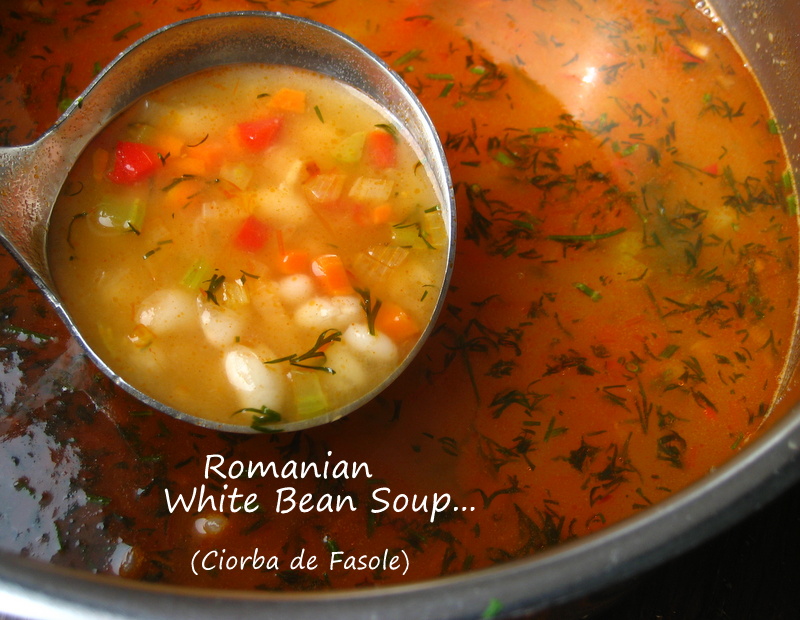 Home Cooking In Montana Romanian Vegetarian White Bean Soup... "Ciorba