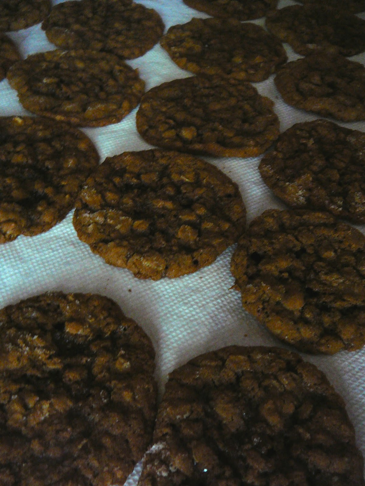 The Hidden Pantry Dark Brown Sugar Oatmeal Cookies are Dark Chewy