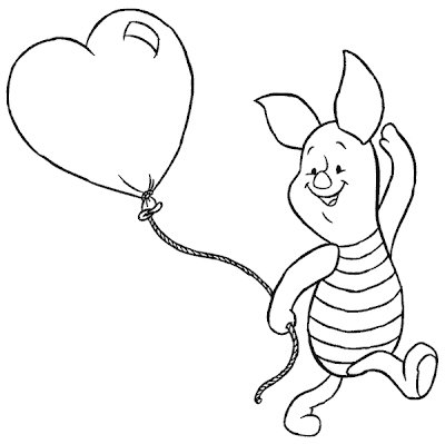 Winnie The Pooh Coloring Pages - Piglet 3