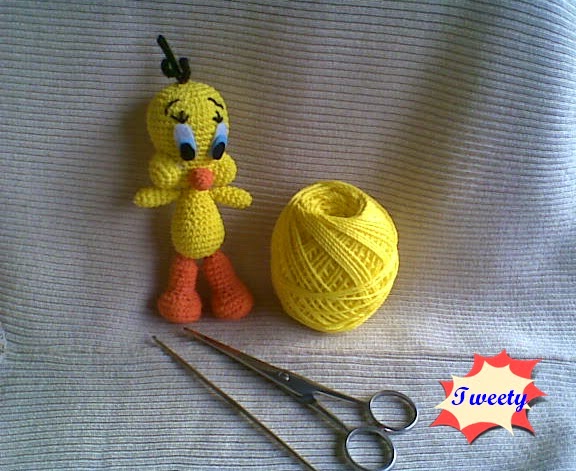Amigurumi Tweety ~ Zan Crochet