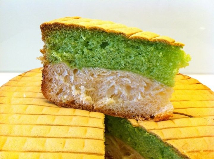 Tummy Full Of Yummy Bread Cake (Pandan)
