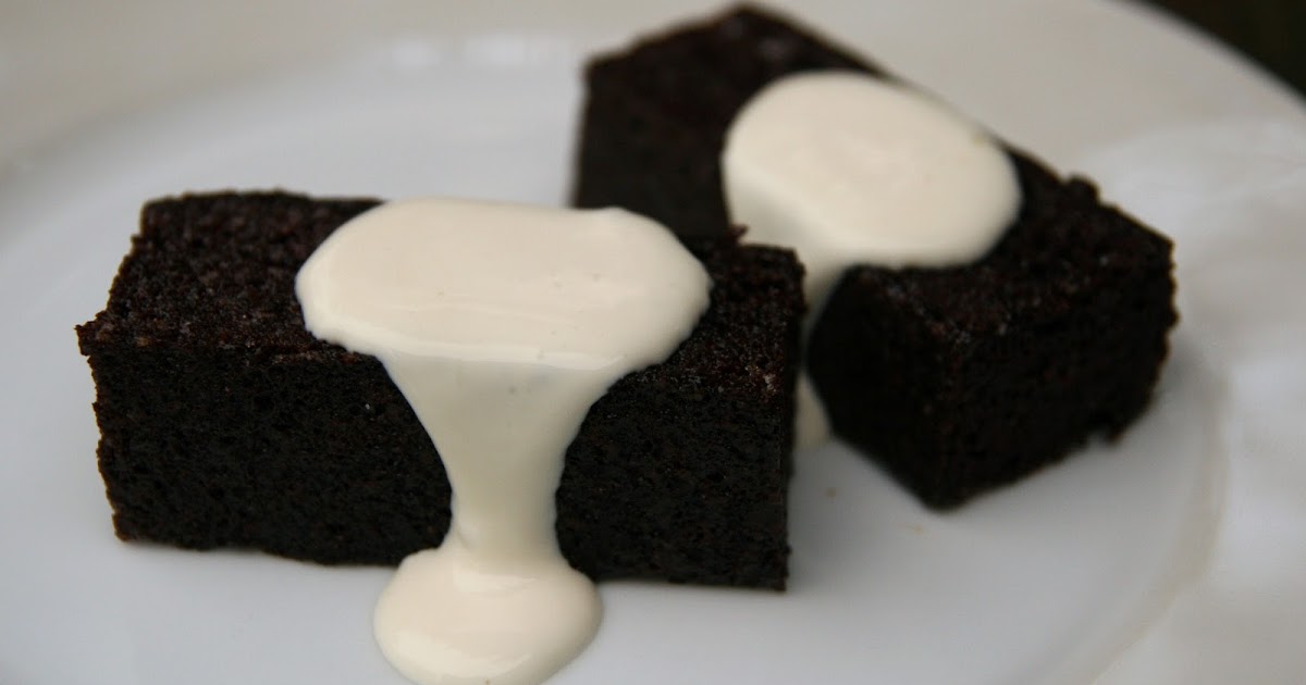 Chocolate Juniper Cake with Milk Jam Sour Cream Recipe mostly foodstuffs
