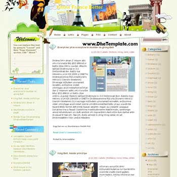 Know France Better blogger template