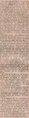 Artículo de prensa de Josep Roca García sobre Ángel Ribera en 1958