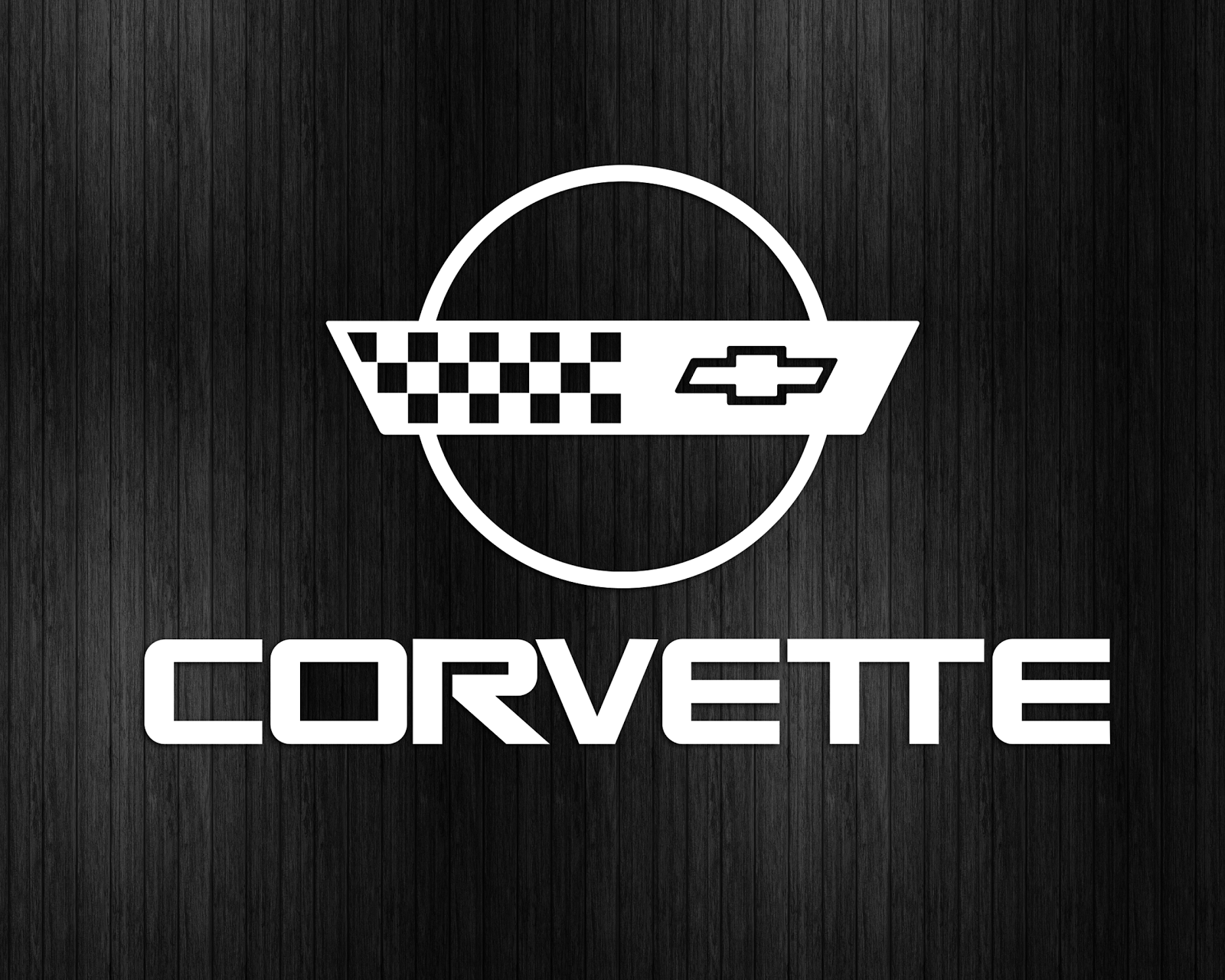 Free DXF files for CNC machines: CHEVROLET CORVETTE logotype .dxf for cnc + wallpaper ...