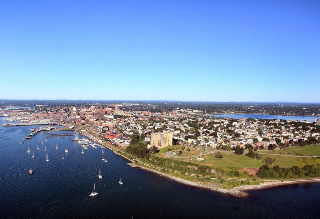 Portland Maine History 1786 To Present Blog Aerial View East End