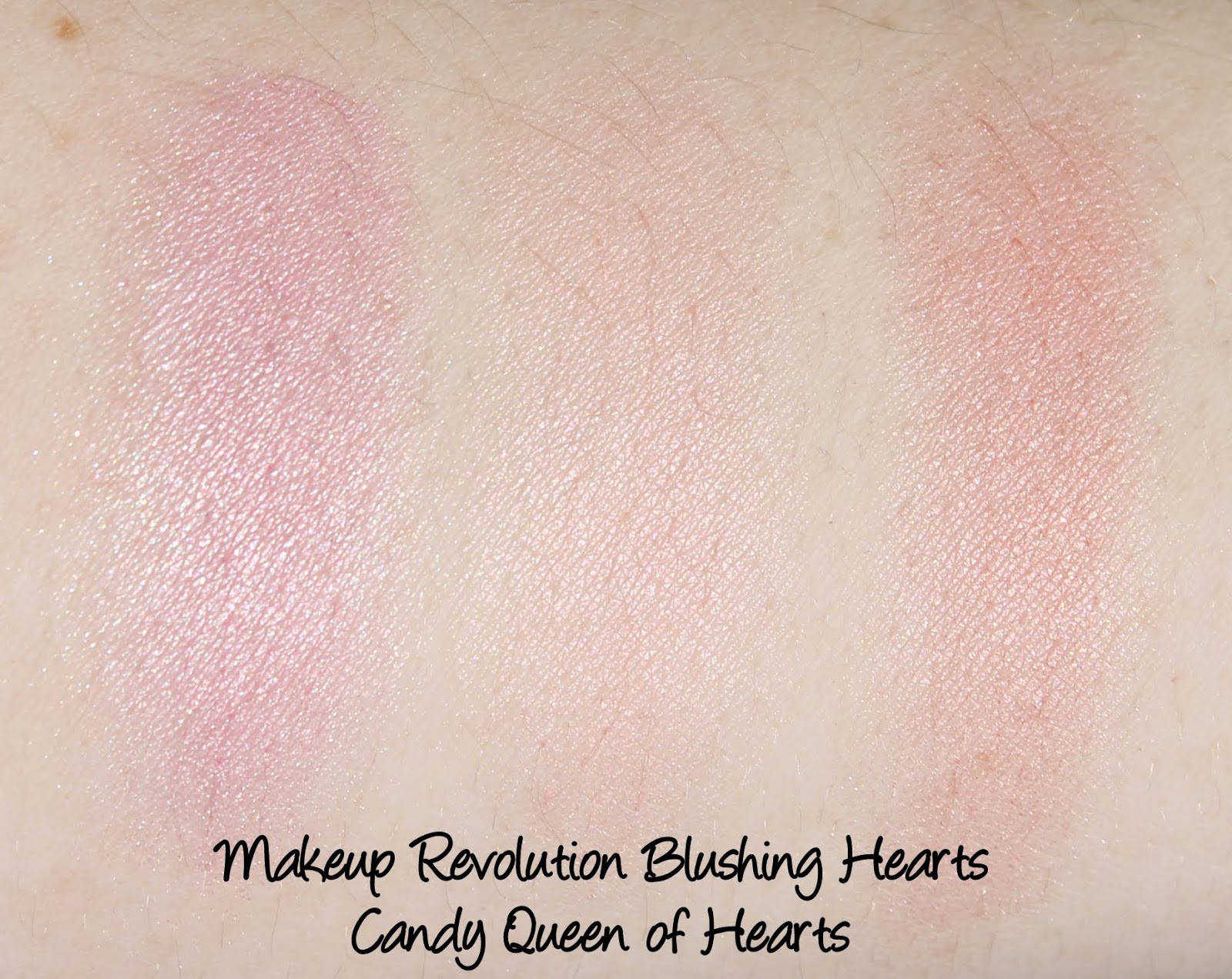 Makeup Revolution I ♡ Makeup Blushing Hearts Candy Queen of Hearts