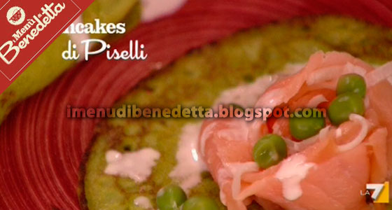 Pancakes ai Piselli con Salmone di Benedetta Parodi