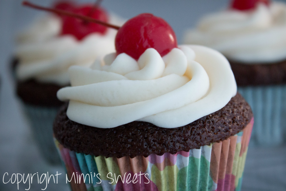 Chocolate Cherry Bomb Cupcakes Mimi's Sweets
