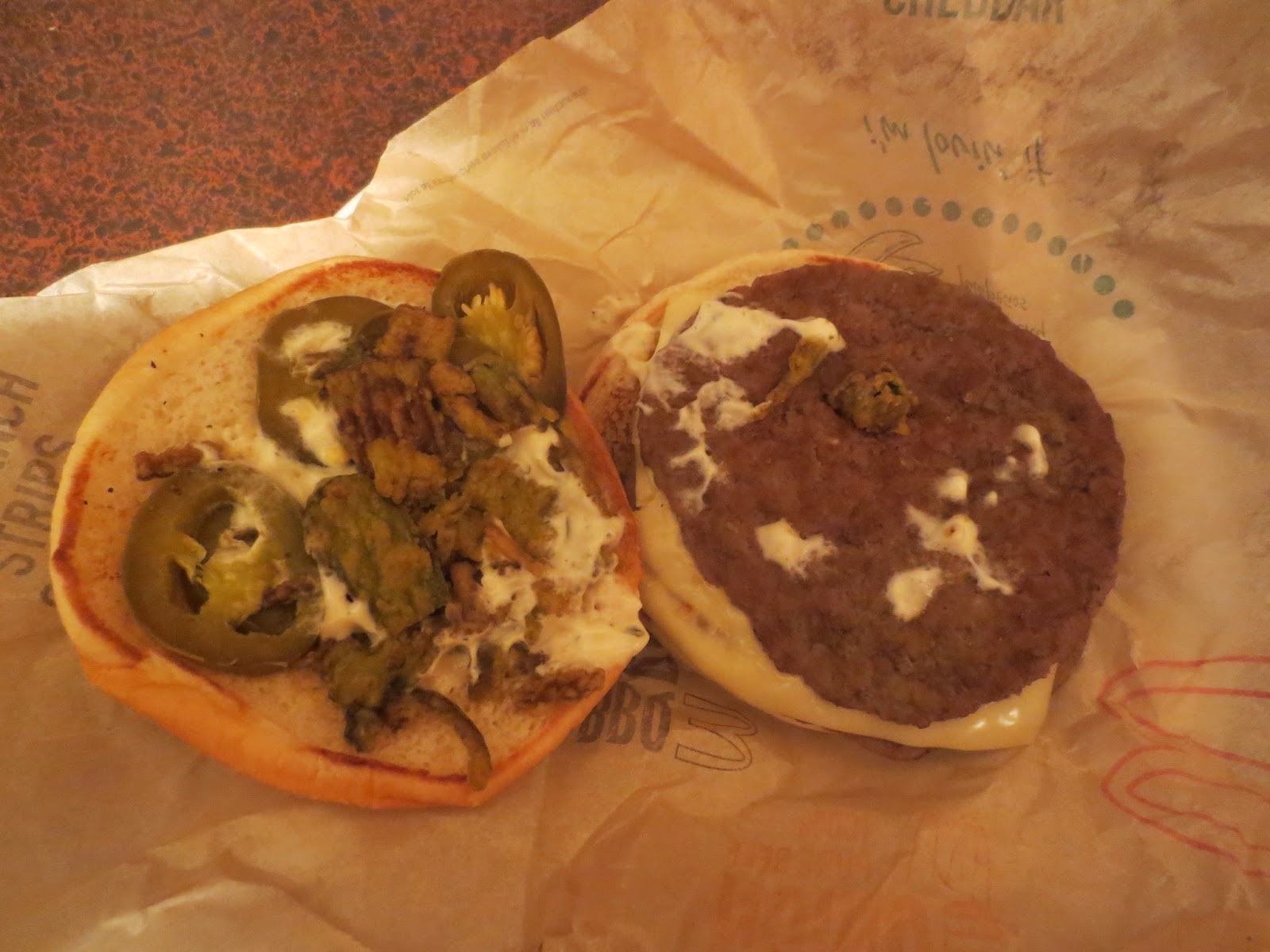 A.W.E.some Food and Drinks McDonald's Double Jalapeño Burger