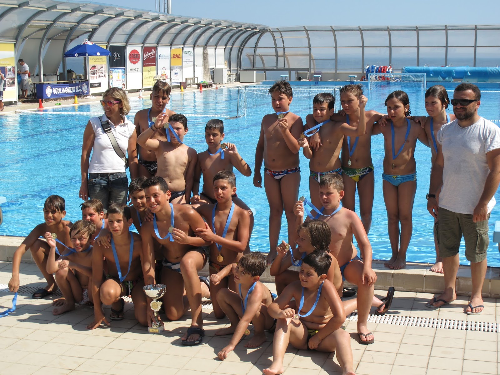 Gold at Tournament Vouliagmenis in Athens (U11) 2015