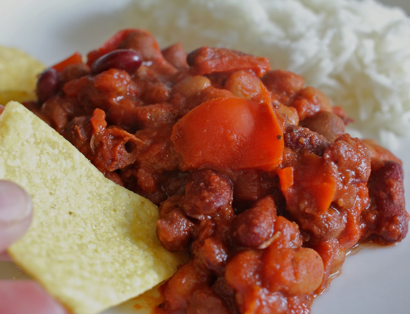 mamacook Three Bean Chilli for the Whole Family
