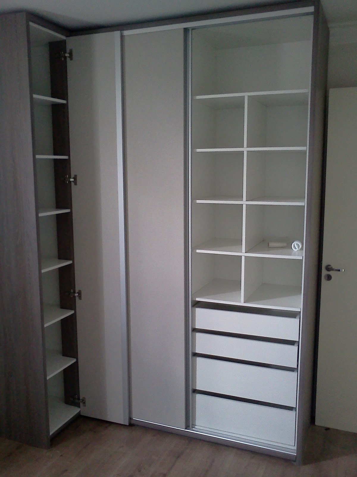 MOVEIS PLANEJADOS Closet de canto a 90 u00ba Armario Closet De Canto ~ MOVEIS PLANEJADOS Closet de canto a 90 u00ba