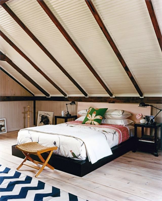 bedroom ceiling designs:modern bedroom furniture with patterned sloping ceiling