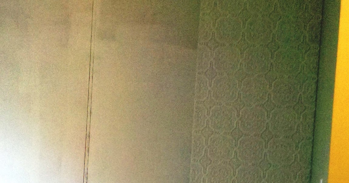 Cape Cod Creativity Using Paintable Wallpaper to Disguise a Fake Wall