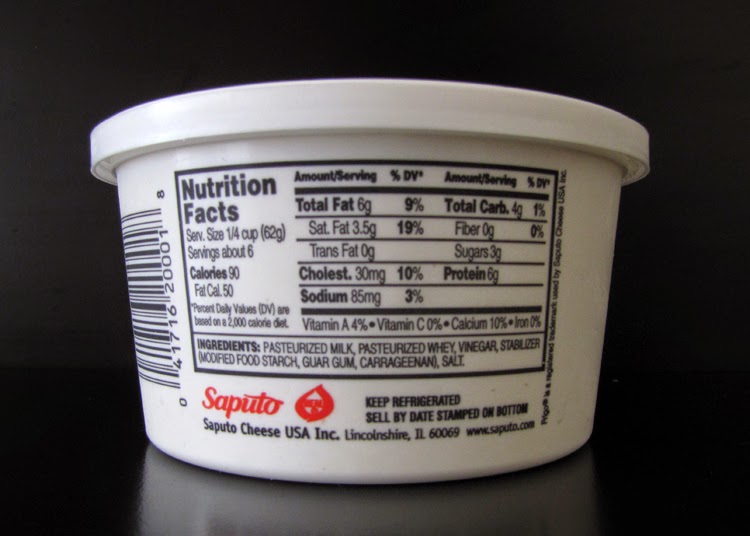 Smells Like Food in Here Frigo Ricotta Cheese