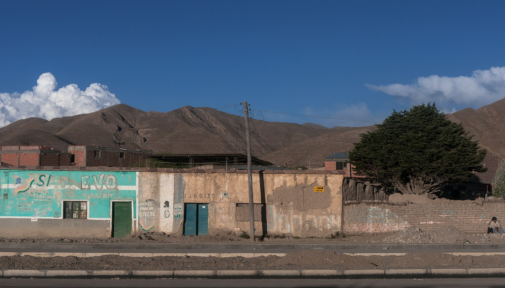 Late afternoon on the train to Uyuni