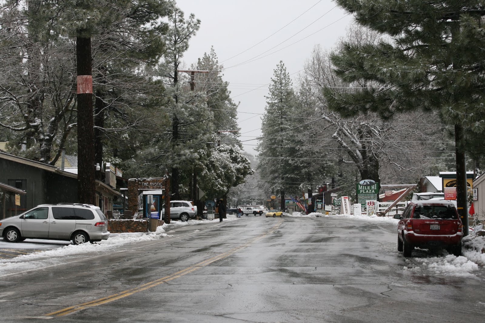 Breaking News Forecast and Streets of Idyllwild Feb 19