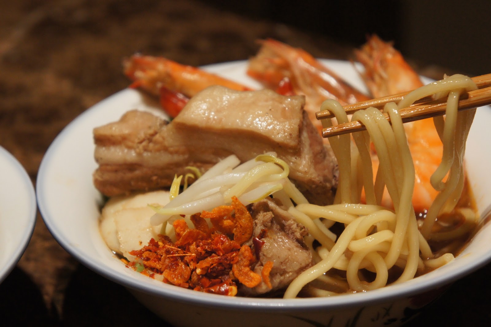 Say My Kitchen Pork Ribs and Big Prawns Noodle in Soup 排骨大虾面