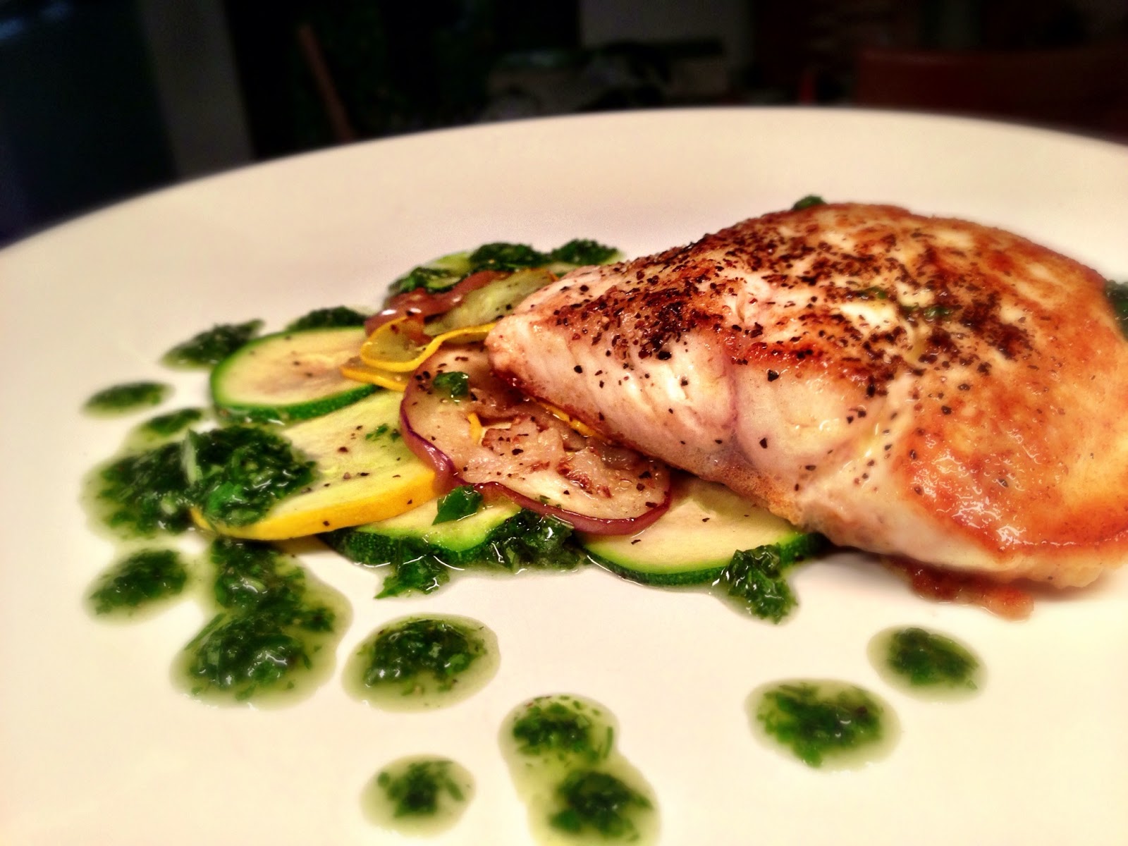 The Silver Chef Autumn Red Snapper with Seasonal Vegetables and a