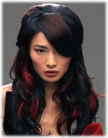 Black Hair Styles Red And Black Hair Color Ideas