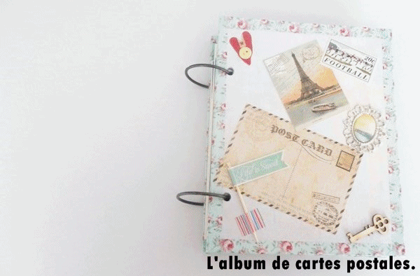 DIY : L'album de cartes postales - Caro Dels - Blog DIY et loisirs créatifs