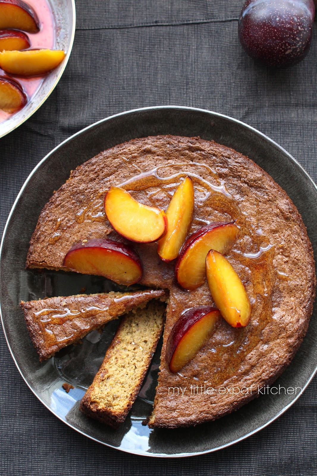 My Little Expat Kitchen Pistachio, buckwheat and lemon cake with