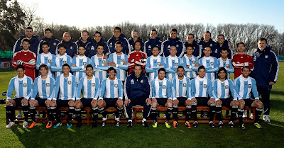 foto seleccion argentina copa america 2011