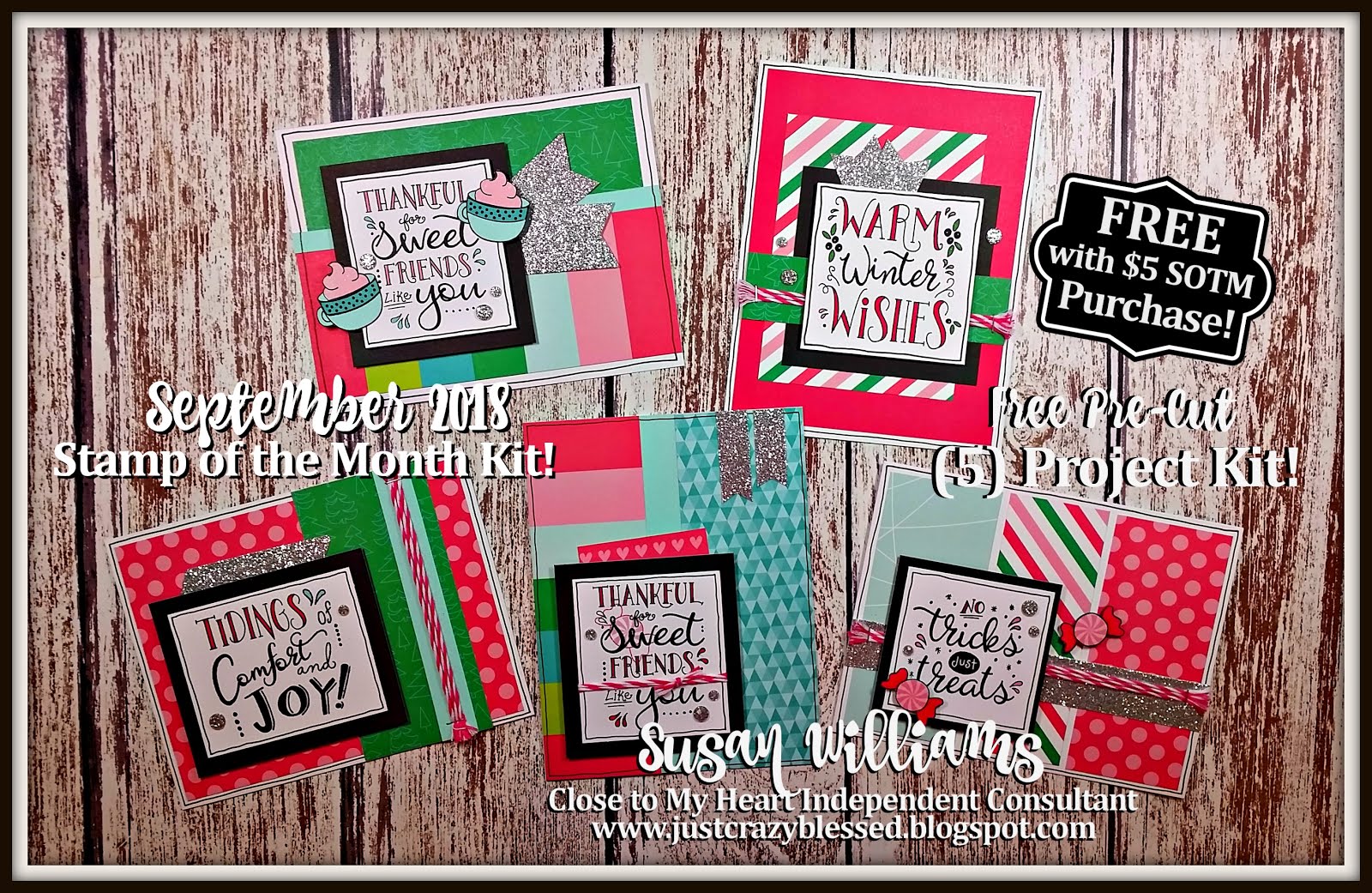 September 2018 Stamp of the Month Workshop!