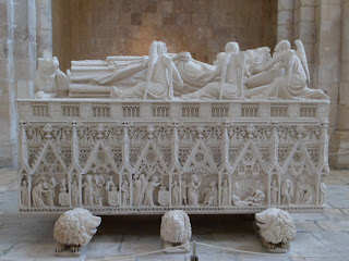 Sarcophagus in Alcobaca monastery