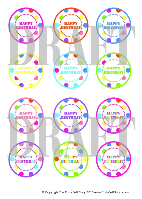 Happy Birthday Cupcake Toppers. ULTNICE 10Pcs Cake Topper