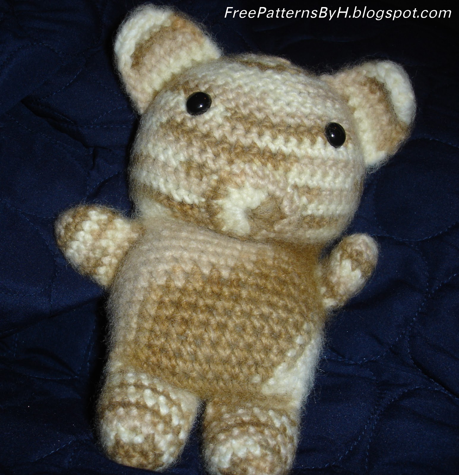 Free Patterns by H SquareBellied Teddy Bear