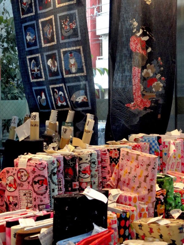 SuzieQ Quilts Fabric Shopping in Tokyo